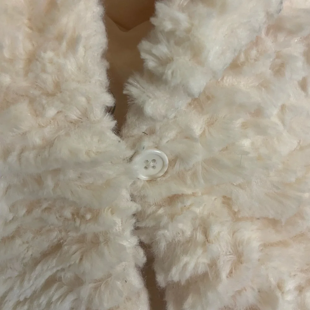 Wonder Nation 24 months 2T baby toddler faux Fur hooded lined vest - Picture 4 of 9